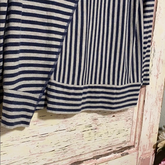Cabi Angled Long Sleeve Striped Tunic - Picture 4 of 7